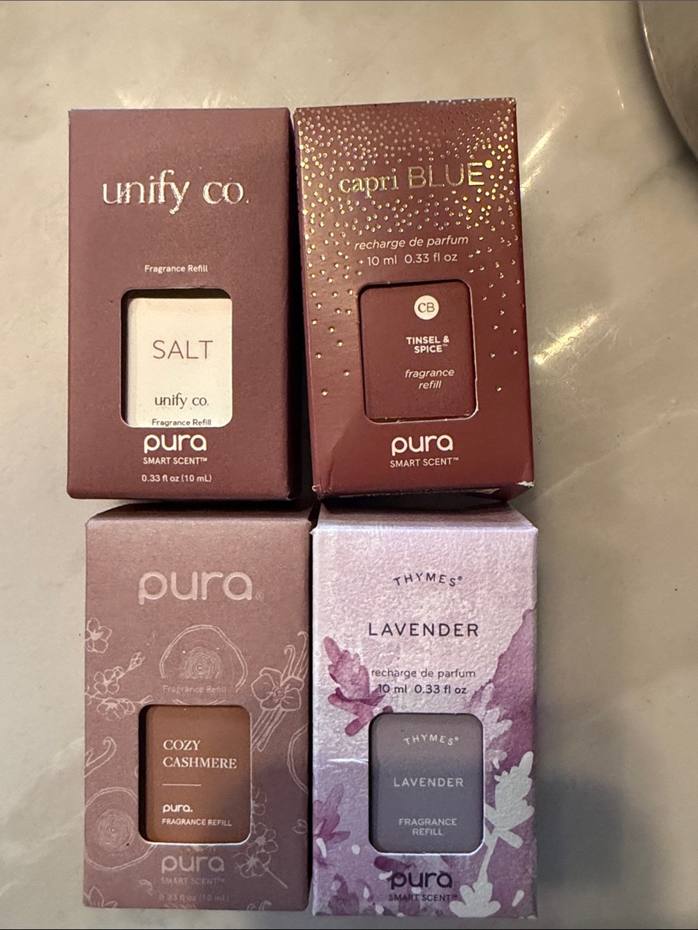 Pura Smart Scent Refill Bundle - Assorted Scents in Mauve and Lavender